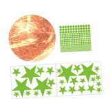 Maxbell Glow in The Dark Stars Sticker Creative Glowing for Room Living Room Bedroom