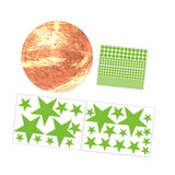Maxbell Glow in The Dark Stars Sticker Creative Glowing for Room Living Room Bedroom