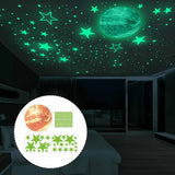 Maxbell Glow in The Dark Stars Sticker Creative Glowing for Room Living Room Bedroom