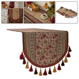 Maxbell Table Runner Retro Decorative Luxury for Thanksgiving Home Party Decorations