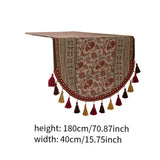 Maxbell Table Runner Retro Decorative Luxury for Thanksgiving Home Party Decorations