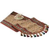 Maxbell Table Runner Retro Decorative Luxury for Thanksgiving Home Party Decorations