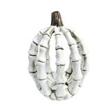 Maxbell Halloween Skeleton Pumpkin Decoration for Living Room Housewarming Fireplace 11.8x11.4x15.7cm