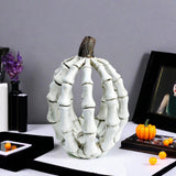 Maxbell Halloween Skeleton Pumpkin Decoration for Living Room Housewarming Fireplace 11.8x11.4x15.7cm