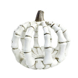 Maxbell Halloween Skeleton Pumpkin Decoration for Living Room Housewarming Fireplace 13.8x13.2x12cm