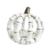 Maxbell Halloween Skeleton Pumpkin Decoration for Living Room Housewarming Fireplace 13.8x13.2x12cm