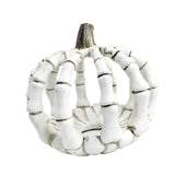 Maxbell Halloween Skeleton Pumpkin Decoration for Living Room Housewarming Fireplace 13.8x13.2x12cm