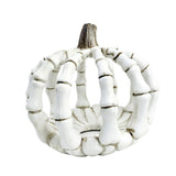 Maxbell Halloween Skeleton Pumpkin Decoration for Living Room Housewarming Fireplace 13.8x13.2x12cm