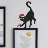 Maxbell Lovely Black Cat Wall Stickers Window Decals for Playroom Festival New Years