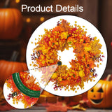 Maxbell 20" Halloween Wreath Decor Gifts Garland for Indoor Outdoor Porches Bedrooms