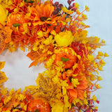 Maxbell 20" Halloween Wreath Decor Gifts Garland for Indoor Outdoor Porches Bedrooms