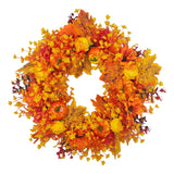 Maxbell 20" Halloween Wreath Decor Gifts Garland for Indoor Outdoor Porches Bedrooms