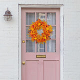 Maxbell 20" Halloween Wreath Decor Gifts Garland for Indoor Outdoor Porches Bedrooms