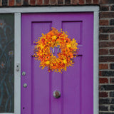 Maxbell 20" Halloween Wreath Decor Gifts Garland for Indoor Outdoor Porches Bedrooms