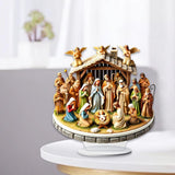 Maxbell 2D Holy Family Decoration Acrylic Art Craft for Office Bookshelf Dining Room