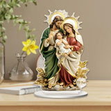 Maxbell 2D Holy Family Decoration Acrylic Art Craft for Home Decor Dining Room Shelf 13.5cmx20cm