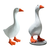 Maxbell Magnetic Goose Key Holder Cute Decorative Goose Statue for Key Storage Table without Base