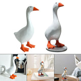 Maxbell Magnetic Goose Key Holder Cute Decorative Goose Statue for Key Storage Table without Base