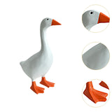 Maxbell Magnetic Goose Key Holder Cute Decorative Goose Statue for Key Storage Table without Base