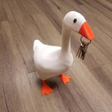 Maxbell Magnetic Goose Key Holder Cute Decorative Goose Statue for Key Storage Table without Base
