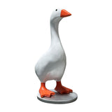 Maxbell Magnetic Goose Key Holder Cute Decorative Goose Statue for Key Storage Table with Base