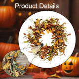 Maxbell Halloween Wreath Party Supplies Round for Living Rooms Window Indoor Outdoor
