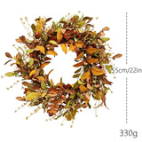 Maxbell Halloween Wreath Party Supplies Round for Living Rooms Window Indoor Outdoor