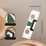 Maxbell Wall Box Template and Level Plug Sockets Mounting Electricians Tool Portable for 86 Type 3 Box