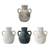 Maxbell Farmhouse Flower Vase Wabi Sabi Pot Desk Party Home Gift Rustic Ceramic Vase Light Brown