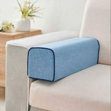 Couch Arm Rest Pillow Compact Ergonomic Armrest Cushion for Armchair Reading light blue