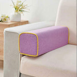 Couch Arm Rest Pillow Compact Ergonomic Armrest Cushion for Armchair Reading violet