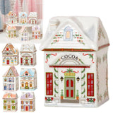 Christmas Village Spice House Household Portable Xmas Decor Pepper Spice Jar Style F