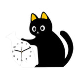 Acrylic Wall Clock Home Decor Decorative Clock for Bedroom Kids Room Kitchen