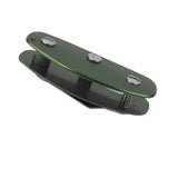 Aluminum Key Holder Organizer Clip Keyring Keychain Tool - Green