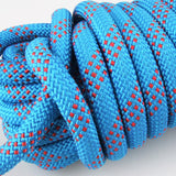Maxbell 10M Strengthen Climbing Rope Rappelling Safety Rope - Sky Blue - Aladdin Shoppers