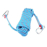 Maxbell 10M Strengthen Climbing Rope Rappelling Safety Rope - Sky Blue - Aladdin Shoppers
