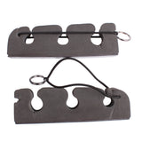 Maxbell Maxbell High Density Foam Magnetic Back Fly Fishing Car Rod Holder Stand Rack Tackle