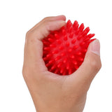 Maxbell Maxbell Spikey Roller Massage Ball Palm/Feet/Arm/Neck/Back Stress Relief 8cm Red