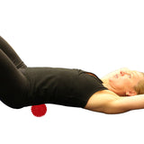 Maxbell Maxbell Spikey Roller Massage Ball Palm/Feet/Arm/Neck/Back Stress Relief 8cm Red