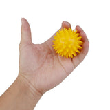 Maxbell Maxbell Soft Spikey Massage Ball for Palm/Feet/Arm/Neck/Back/Ankle Yellow 5.5cm