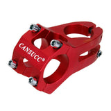 Maxbell Maxbell Adjustable Bicycle MTB Alloy Short Handlebar Stem Riser Fixed 31.8mm Red