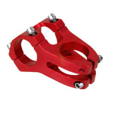 Maxbell Maxbell Adjustable Bicycle MTB Alloy Short Handlebar Stem Riser Fixed 31.8mm Red
