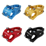 Maxbell Maxbell Adjustable Bicycle MTB Alloy Short Handlebar Stem Riser Fixed 31.8mm Red