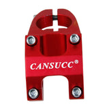 Maxbell Maxbell Adjustable Bicycle MTB Alloy Short Handlebar Stem Riser Fixed 31.8mm Red