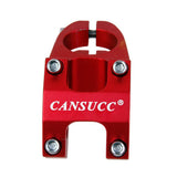 Maxbell Maxbell Adjustable Bicycle MTB Alloy Short Handlebar Stem Riser Fixed 31.8mm Red