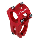 Maxbell Maxbell Adjustable Bicycle MTB Alloy Short Handlebar Stem Riser Fixed 31.8mm Red