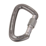 Maxbell Maxbell 24KN Screwgate Locking Mountaineering Climbing Aluminum D Shape Carabiner