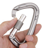 Maxbell Maxbell 24KN Screwgate Locking Mountaineering Climbing Aluminum D Shape Carabiner