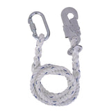Maxbell Rock Climbing Fall Arrest Safety Lanyard with Hook Carabiner - Random Color