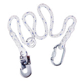 Maxbell Rock Climbing Fall Arrest Safety Lanyard with Hook Carabiner - Random Color